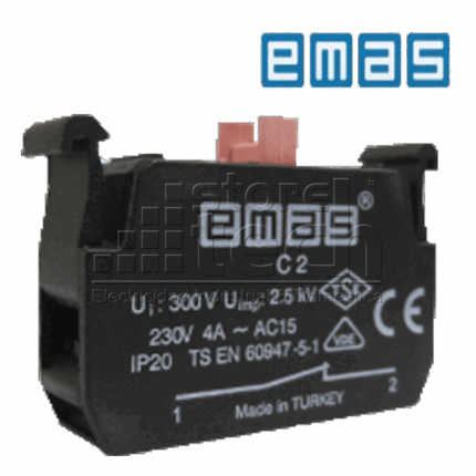 CONTACTOR AUXILIAR EMAS PULSADORES BLOQUES DE CONTACTOS SERIE B