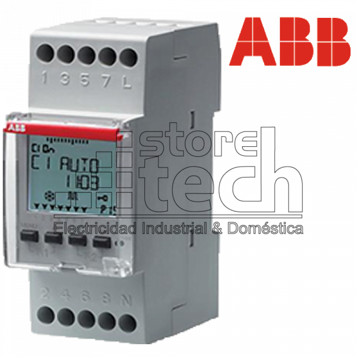 interruptor horario digital abb