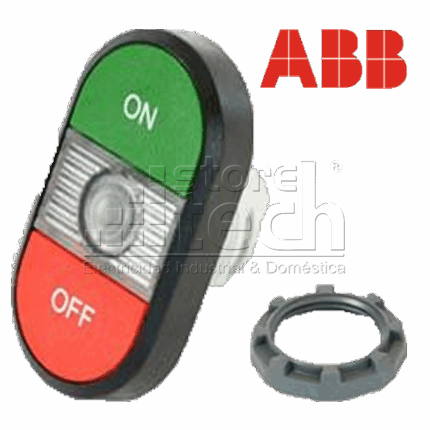 PULSADOR DOBLE ABB